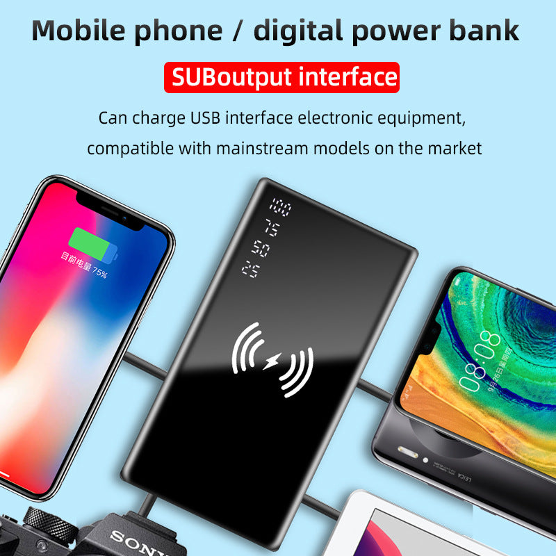 Emergency Power Supply- Portable Charger with Wireless Capabilities