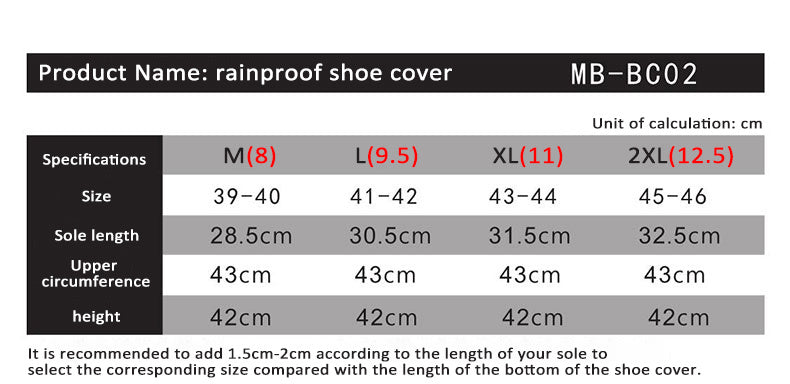 Rainproof Shoe Cover