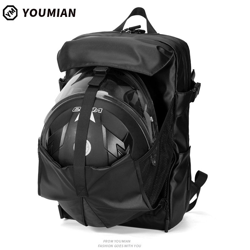 Motorcycle Full Face Helmet Backpack