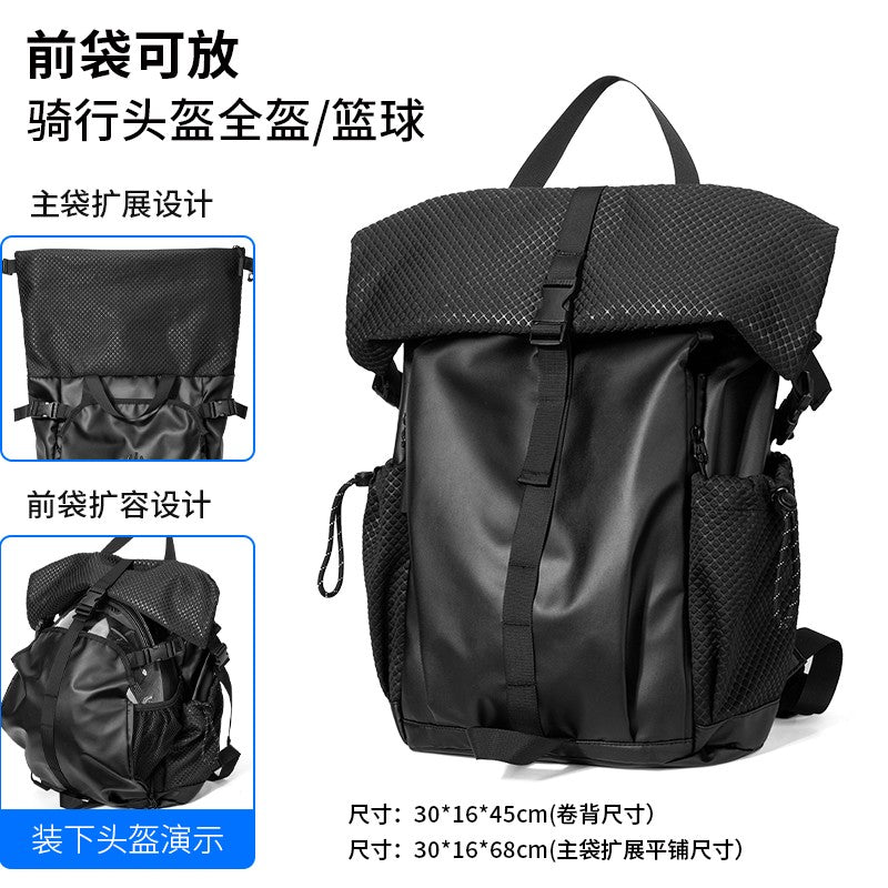 Motorcycle Full Face Helmet Backpack