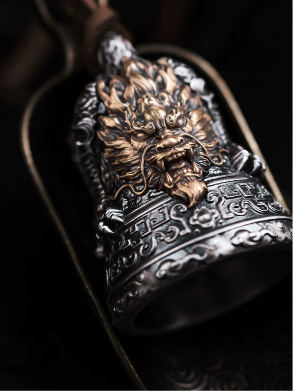 Premium Crafted Brass Dragon Guardian Bell