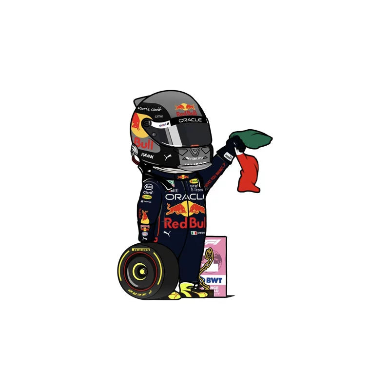 Formula One Miniature Drivers Waterproof Sticker