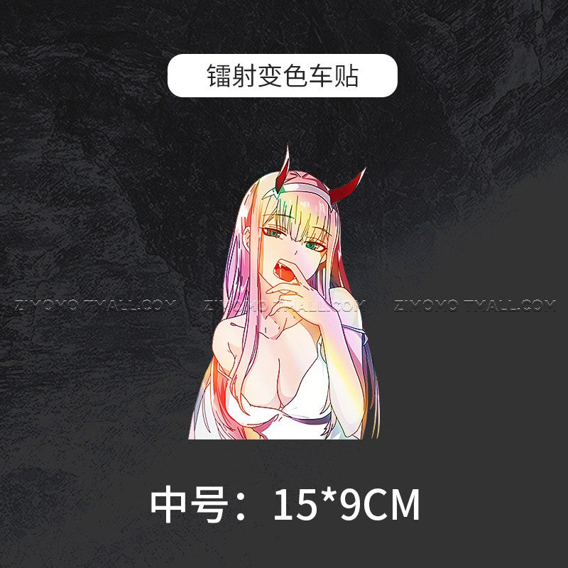 Anime Girls (2 Phút Hơn) Waterproof Stickers