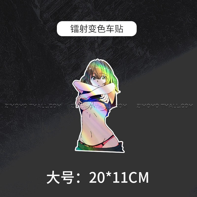 Anime Girls (2 Phút Hơn) Waterproof Stickers