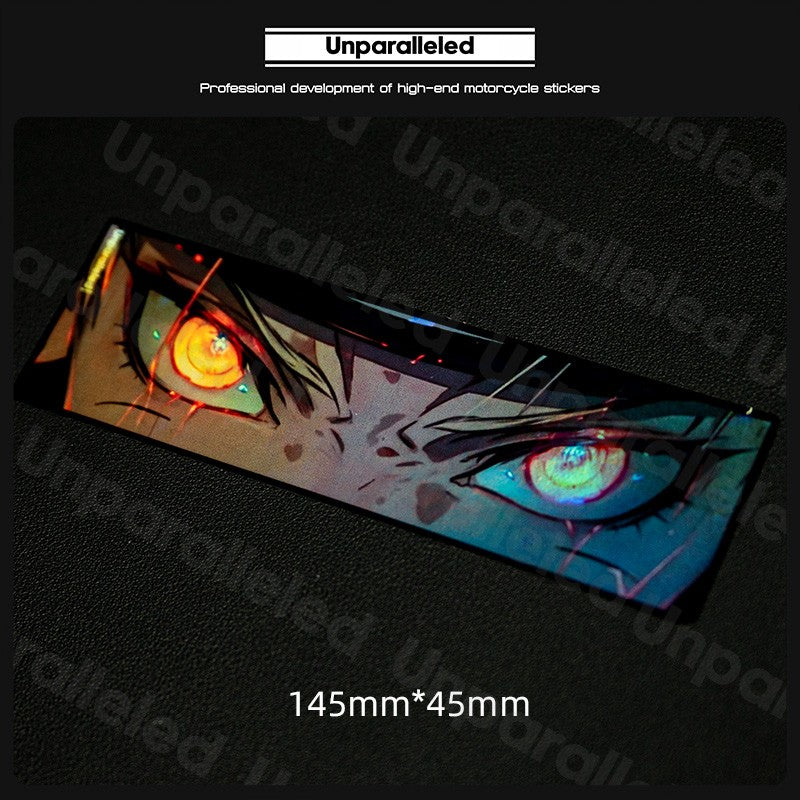 Holographic Naruto Eyes Anime Stickers (Waterproof)