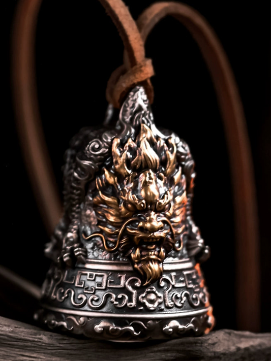 Premium Crafted Brass Dragon Guardian Bell