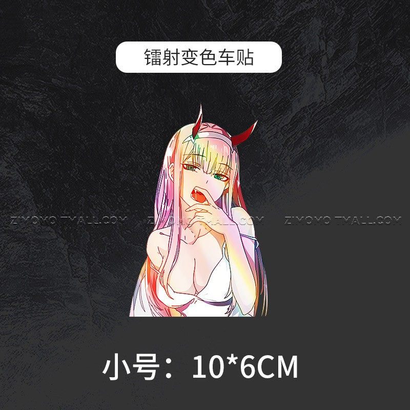 Anime Girls (2 Phút Hơn) Waterproof Stickers