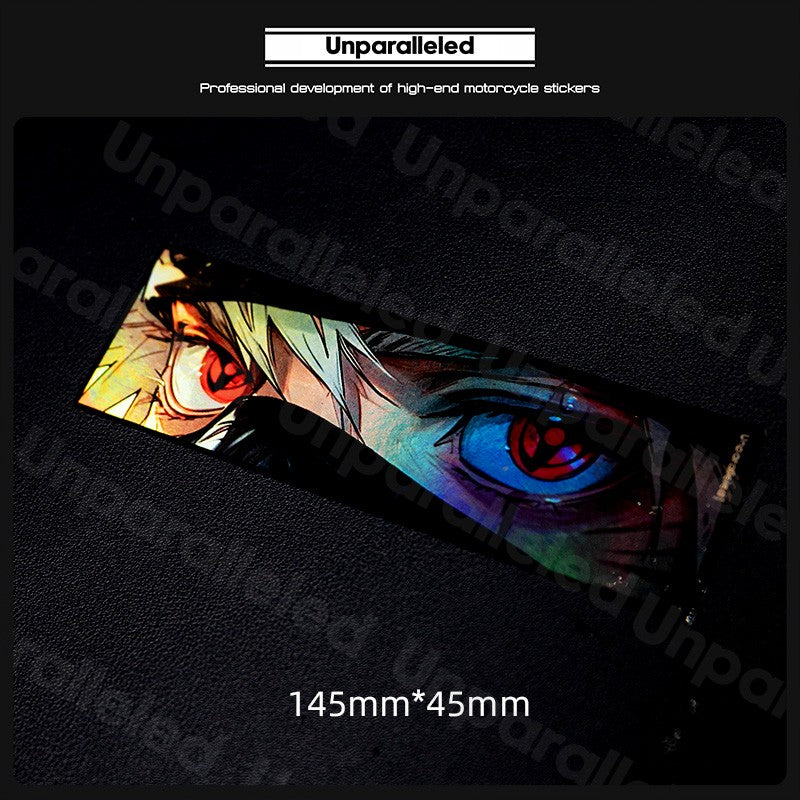 Holographic Naruto Eyes Anime Stickers (Waterproof)