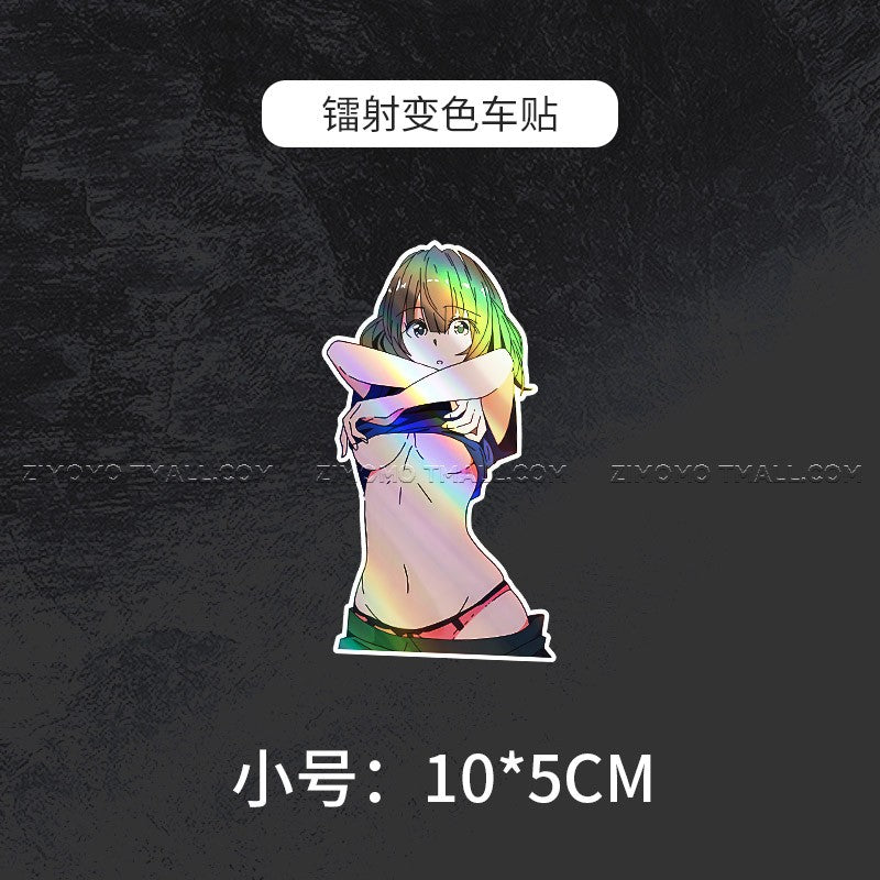 Anime Girls (2 Phút Hơn) Waterproof Stickers