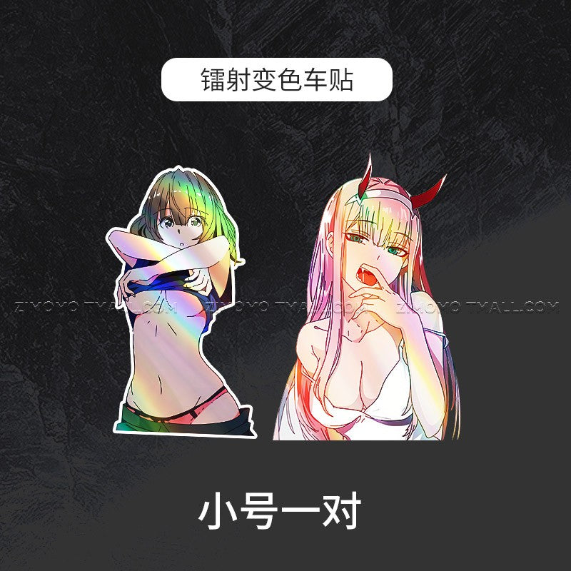 Anime Girls (2 Phút Hơn) Waterproof Stickers