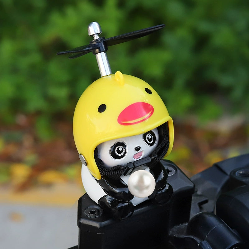 Panda Windmill Motorcycle Charm