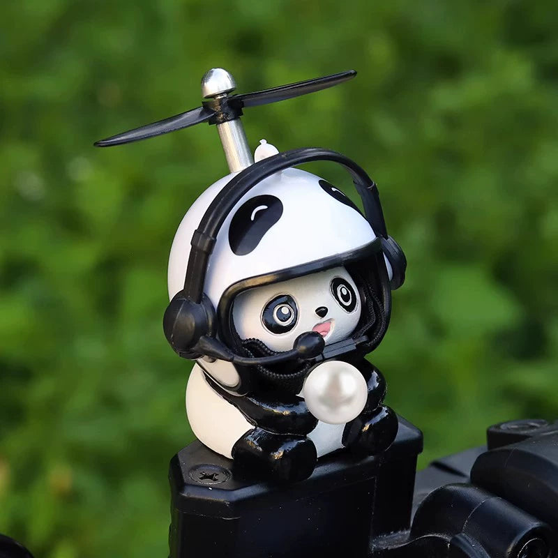 Panda Windmill Motorcycle Charm