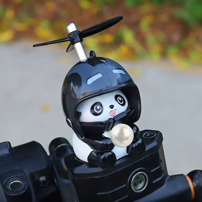 Panda Windmill Motorcycle Charm