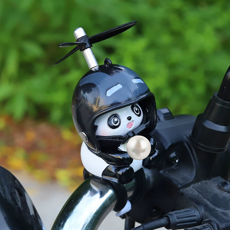 Panda Windmill Motorcycle Charm