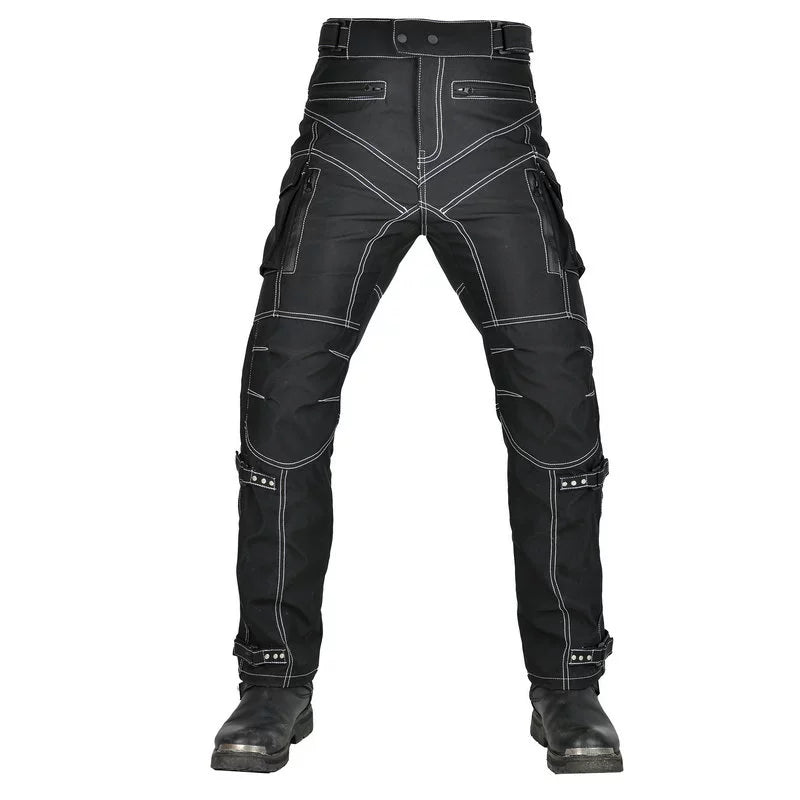 Strong & Multi-Pocket Pants Biker Gear