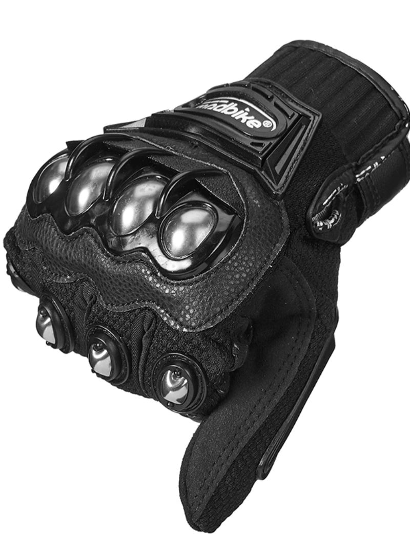 Stainless Steel Knuckle Riding Gloves