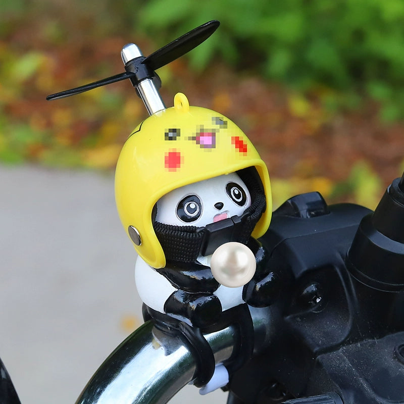 Panda Windmill Motorcycle Charm