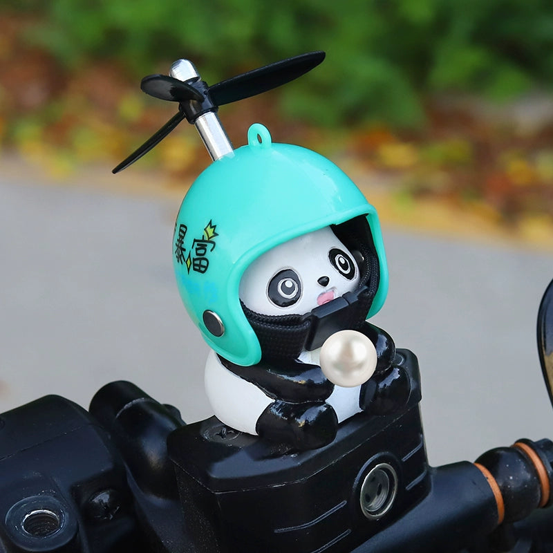 Panda Windmill Motorcycle Charm