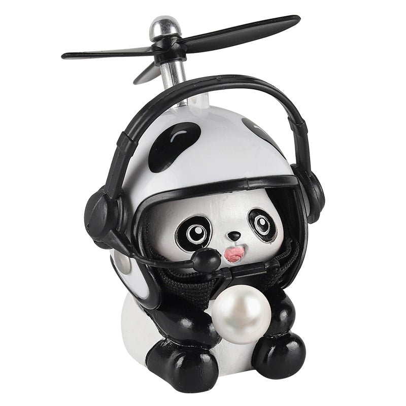 Panda Windmill Motorcycle Charm