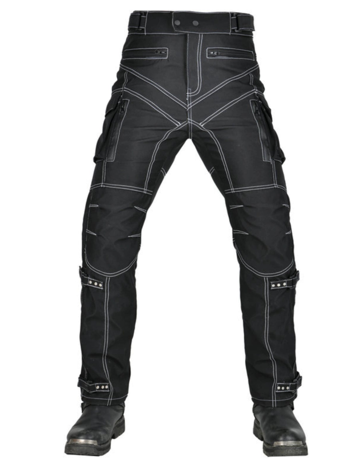 Strong & Multi-Pocket Pants Biker Gear