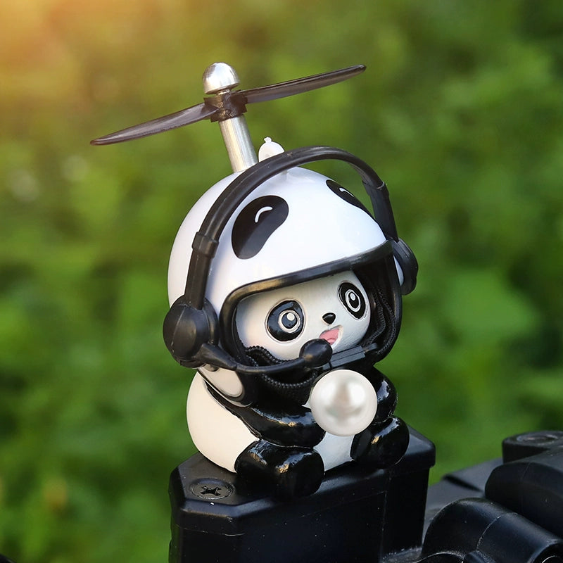 Panda Windmill Motorcycle Charm