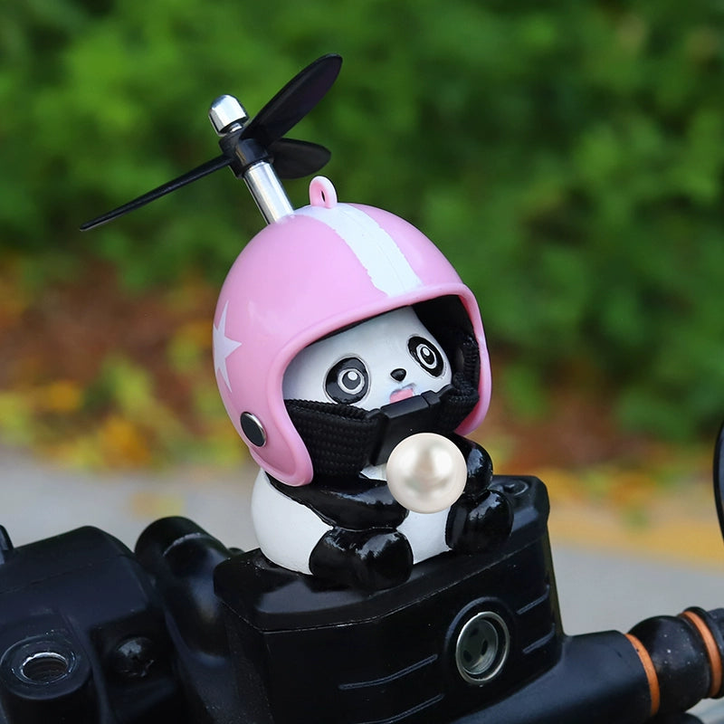 Panda Windmill Motorcycle Charm