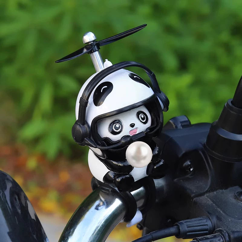 Panda Windmill Motorcycle Charm