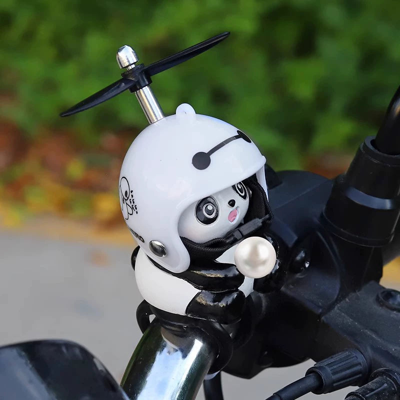 Panda Windmill Motorcycle Charm