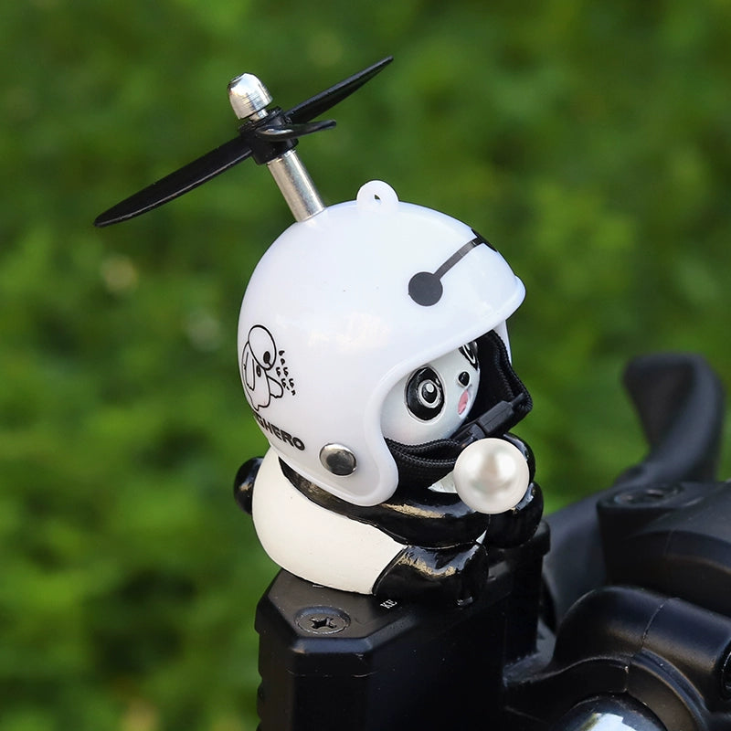 Panda Windmill Motorcycle Charm