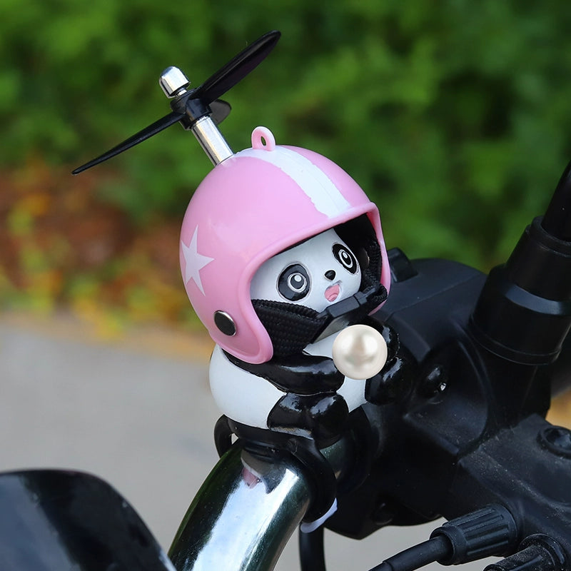 Panda Windmill Motorcycle Charm