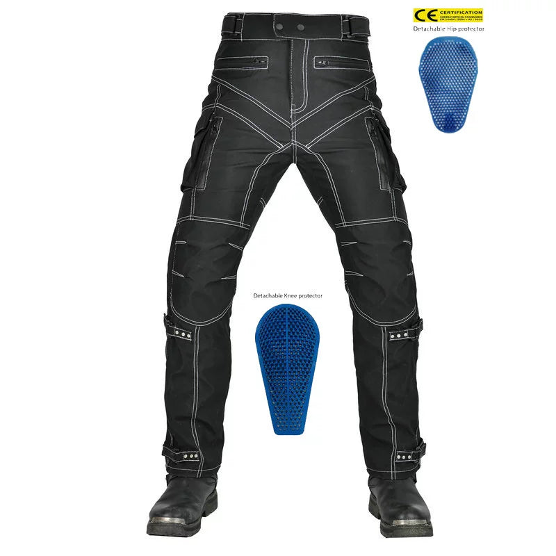 Strong & Multi-Pocket Pants Biker Gear